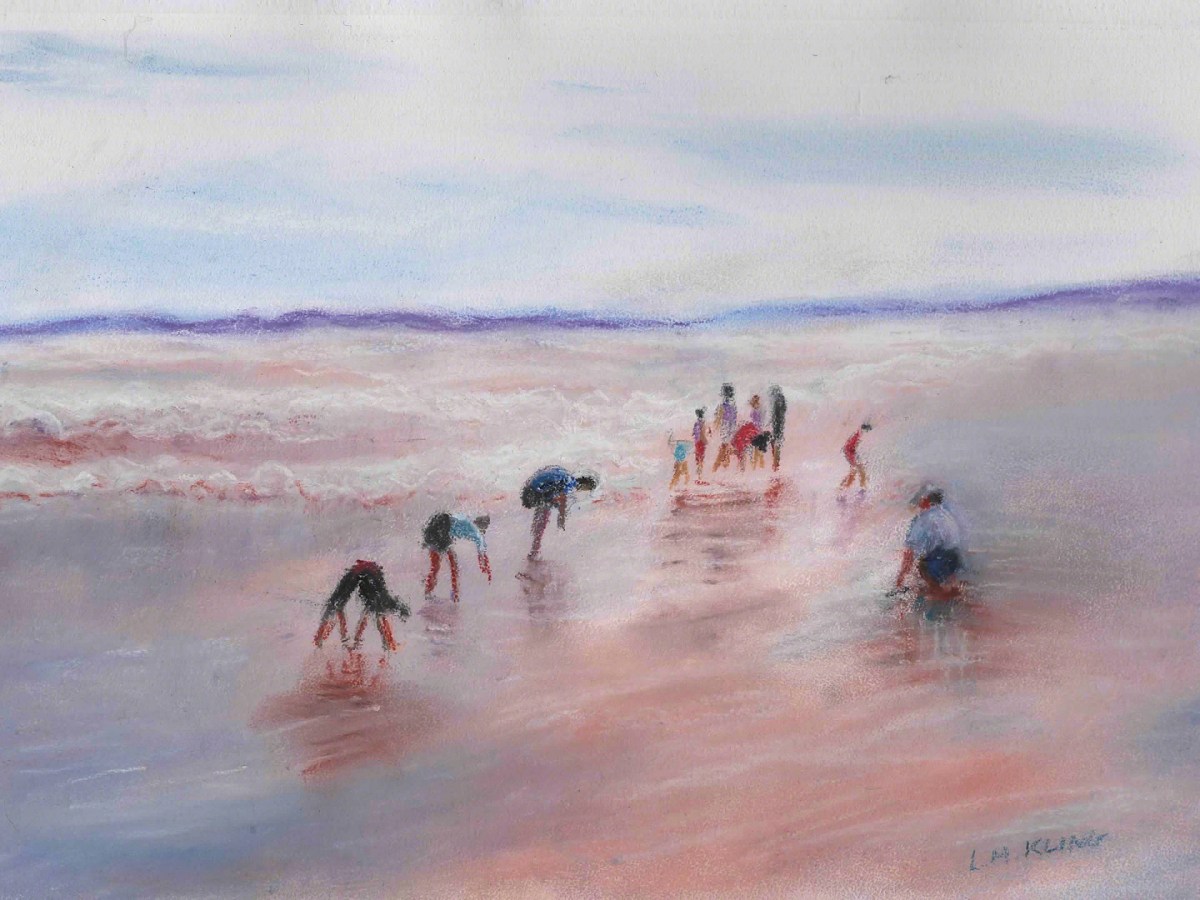 Arty Friday–Cockling at&nbsp;Goolwa
